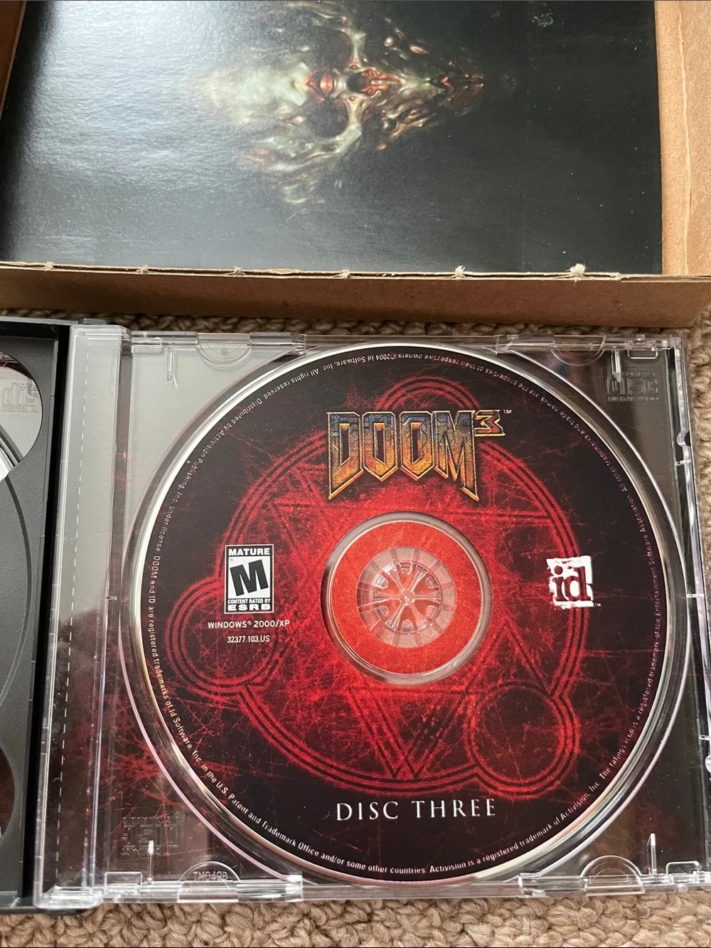 Doom 3 PC Game - Black & Olive Collector's Edition